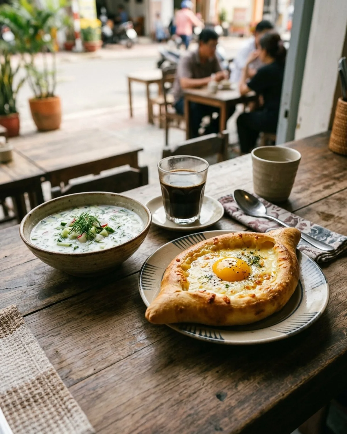 Okroshka ăn Dining