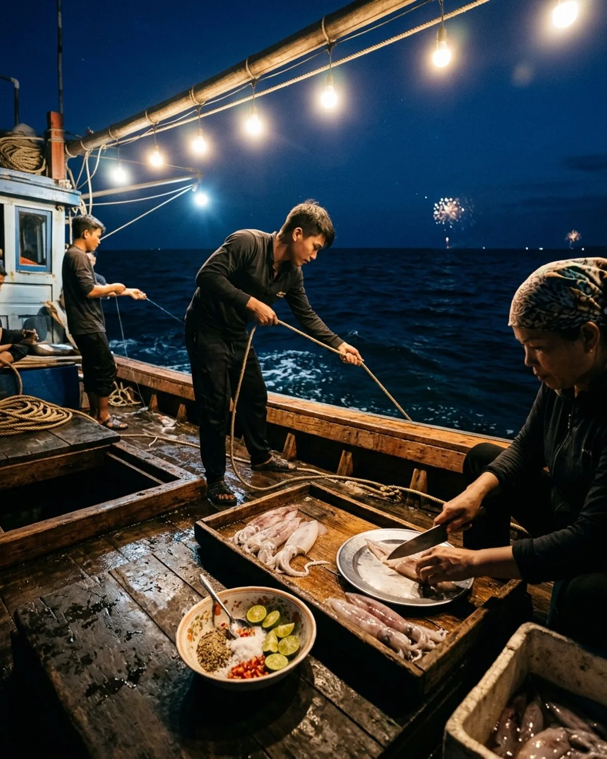 Câu mực đêm — Summer Night Cruise