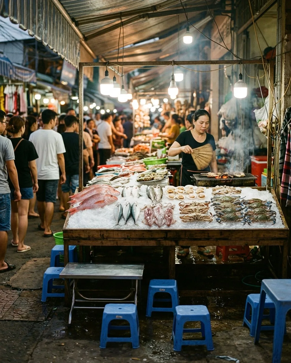 Chợ đêm Dinh Cậu (Chợ đêm Phú Quốc)