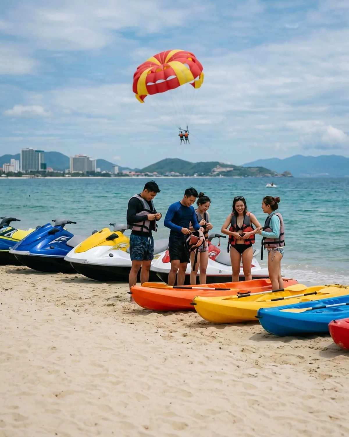 กีฬาทางน้ำหาดหมีเคว