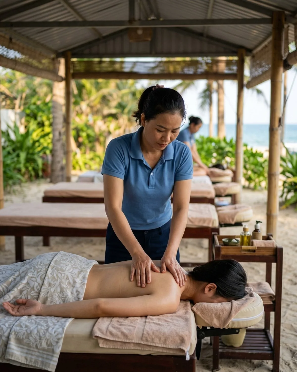 สปาและนวดริมหาด