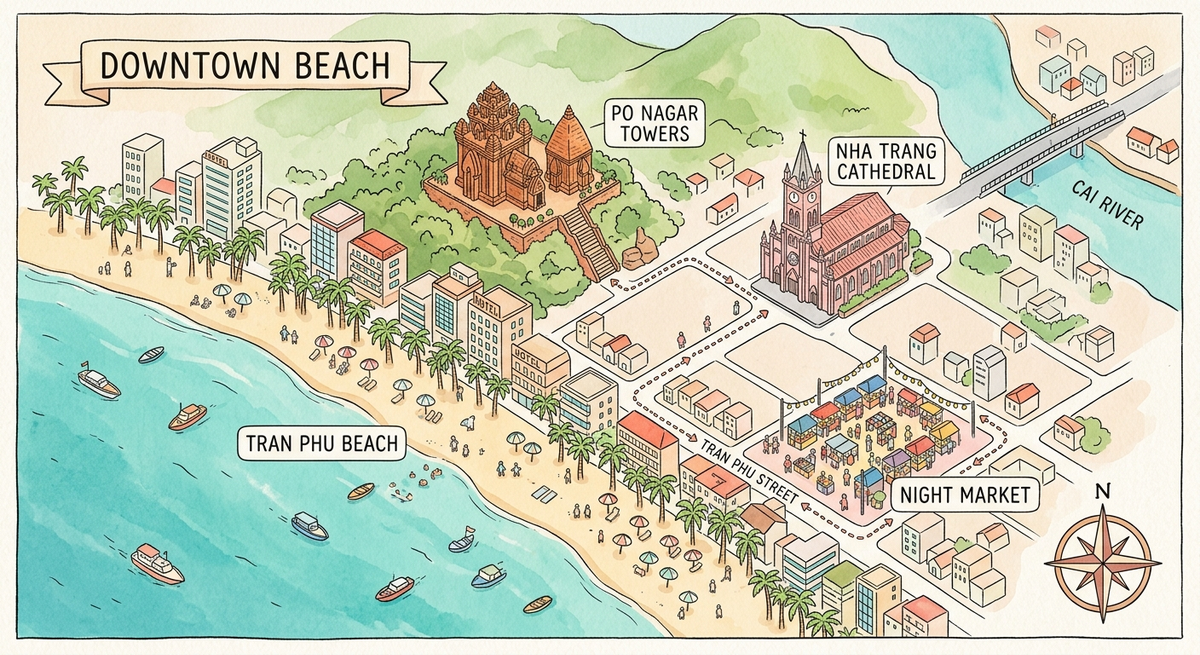 หาดในเมือง (เจิ่นฟู)
